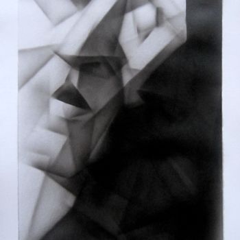 Drawing titled "Clar i obscur /clai…" by Oriol Capella, Original Artwork, Ink