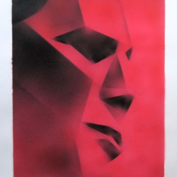 Painting titled "Vermell / Rouge / R…" by Oriol Capella, Original Artwork, Acrylic