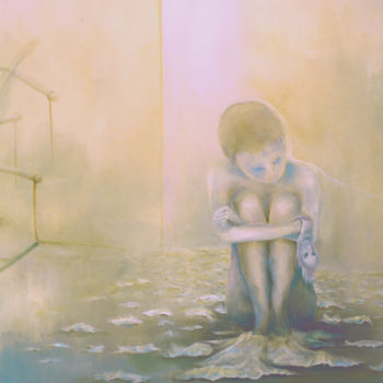 Malerei mit dem Titel "Zerrissen" von Ralf Czekalla, Original-Kunstwerk, Öl
