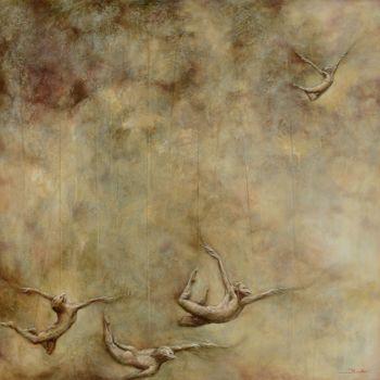 Ζωγραφική με τίτλο "Migracion" από Orlando Basulto, Αυθεντικά έργα τέχνης, Ακρυλικό