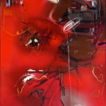 Pintura titulada "OKT348" por Orlane Kindt, Obra de arte original, Acrílico