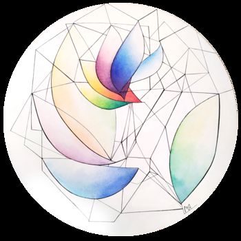 "cube" başlıklı Tablo Марина Ярмишко tarafından, Orijinal sanat, Zamklı boya