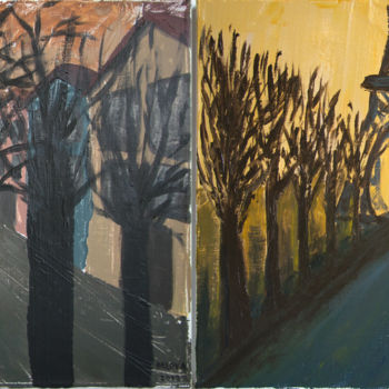 제목이 "Dream and Awakening…"인 미술작품 Natali Orlova로, 원작, 아크릴 나무 들것 프레임에 장착됨