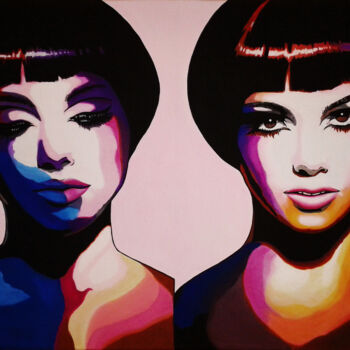 "Twins" başlıklı Tablo Orsi Patai tarafından, Orijinal sanat, Akrilik