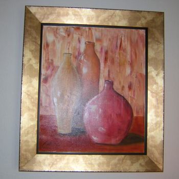 Картина под названием "les trois vases" - Orst, Подлинное произведение искусства