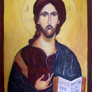 Painting titled "Jesus Christ" by Chipulnevazut, Original Artwork