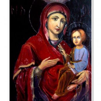 Painting titled "Madonna and Child" by Chipulnevazut, Original Artwork