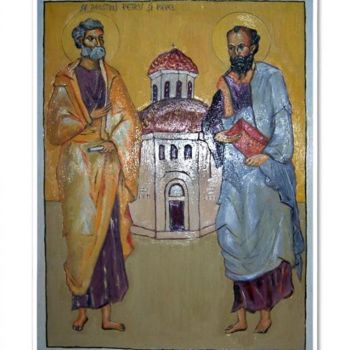 Painting titled "St. Apostles Peter…" by Chipulnevazut, Original Artwork
