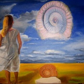 Painting titled "Nautilus" by Chipulnevazut, Original Artwork