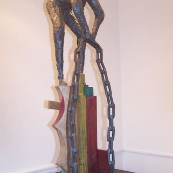 Sculpture titled ""¿Dónde se rompen l…" by Oscar Brocos, Original Artwork, Other