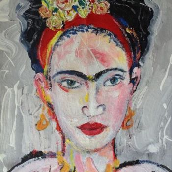 Pittura intitolato "Frida." da Capeche, Opera d'arte originale, Acrilico