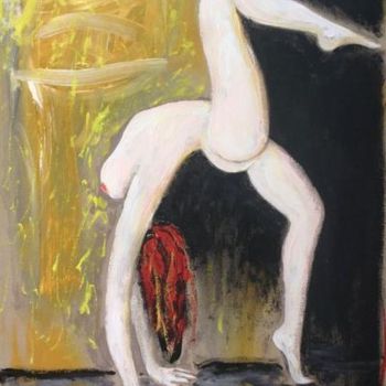 Pittura intitolato "la-gimnasta-3.jpg" da Capeche, Opera d'arte originale, Acrilico