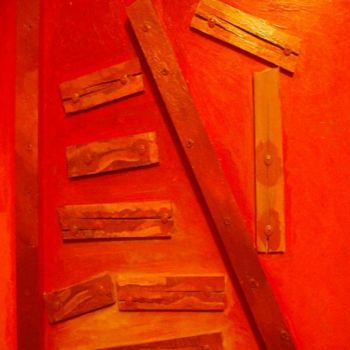Painting titled "ladder_31.jpg" by Oscar Galvan, Original Artwork, Oil