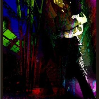 Painting titled "Tango: Pareja 5" by Oscar Alejandro Poliotto, Original Artwork