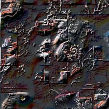 Painting titled "Abstracto 12-5" by Oscar Alejandro Poliotto, Original Artwork