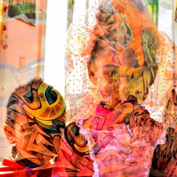 Photography titled "painted-kids" by Osebellétoile Epiphanie, Original Artwork