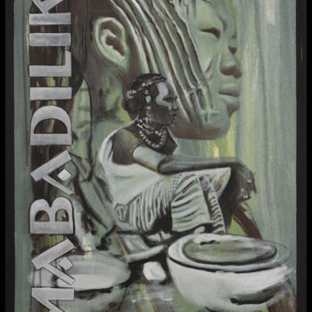 Painting titled "Collection Mabadili…" by Osi, Original Artwork, Acrylic