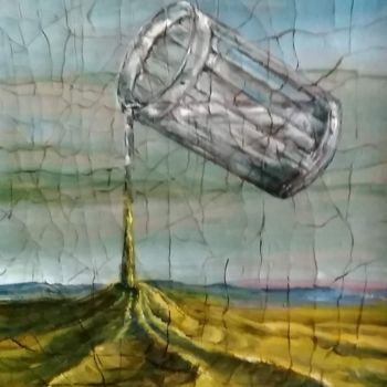 Картина под названием "Серия "Время" фрагм…" - Игорь Осипов, Подлинное произведение искусства, Масло