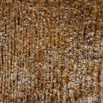 Картина под названием "roomART Goldschatz" - Oskar Kern, Подлинное произведение искусства, Гипс Установлен на Деревянная рам…