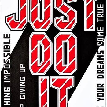 제목이 "Just do it 3"인 그림 Раиль Давлетшин로, 원작, 젤 펜