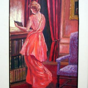Peinture intitulée "Hommage à Vuillard" par Alan Embrée Osler, Œuvre d'art originale