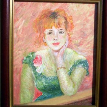 Schilderij getiteld "Hommage à Renoir" door Alan Embrée Osler, Origineel Kunstwerk, Olie
