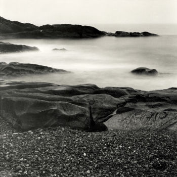 Photographie intitulée "Petrified waves" par Aleksandr Osokin, Œuvre d'art originale, Photographie argentique