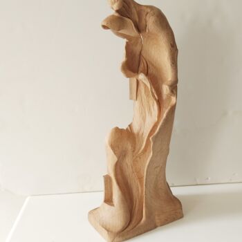 Sculpture titled "Slaver2022" by Osuch-Sculptures, Original Artwork, Wood