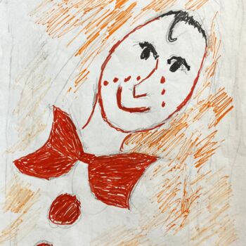 Peinture intitulée "Macario" par Osvaldo Aiolfi, Œuvre d'art originale, Marqueur