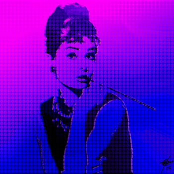 Digital Arts titled "Audrey" by Osvaldo Russo, Original Artwork, Digital Painting