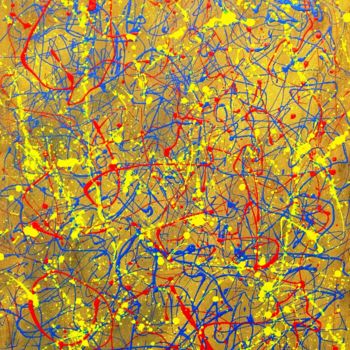 Painting titled "OPUS 54" by Otello Colonna, Original Artwork