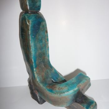 Sculpture titled "Homme" by Otero Ar, Original Artwork, Ceramics
