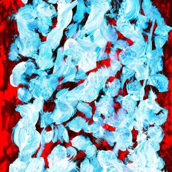 Peinture intitulée "The Wizzle Dizzles…" par Otto Frühwach, Œuvre d'art originale, Acrylique