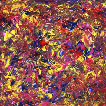 Картина под названием "Festival of Colours…" - Otto Frühwach, Подлинное произведение искусства, Цифровая печать Установлен н…