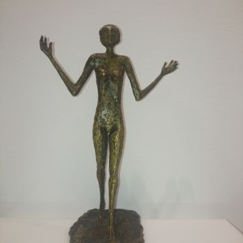 Sculpture titled "Epona" by Oudet, Original Artwork, Bronze