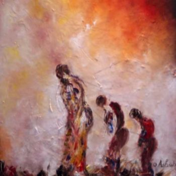 Painting titled "Durchemin" by Ouiza Achab, Original Artwork, Oil