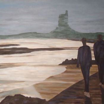 Painting titled "Bord de mer" by Marblez, Original Artwork