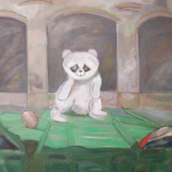 Pintura intitulada "Sur nos poubelles" por Marblez, Obras de arte originais