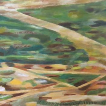 Pintura intitulada "rivage 3" por Marblez, Obras de arte originais