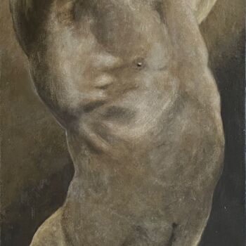 Painting titled "'Romp, driekwart va…" by Robert Jan Overeem, Original Artwork, Acrylic