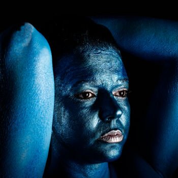 Fotografía titulada "Blue 2" por Ovidiu Adrian Bujor, Obra de arte original, Fotografía digital