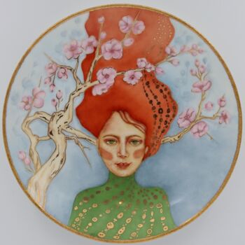 Scultura intitolato "Freckle" da Oxana Kondratenko, Opera d'arte originale, Ceramica