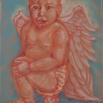 Рисунок под названием "Not baby 1" - Oxana Kondratenko, Подлинное произведение искусства, Пастель