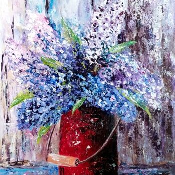 Painting titled "Tableau Peinture ac…" by Oxana Mustafina, Original Artwork, Acrylic