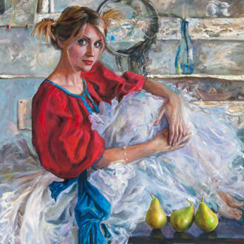 Картина под названием "---" - Oxana Molojanova, Подлинное произведение искусства, Масло