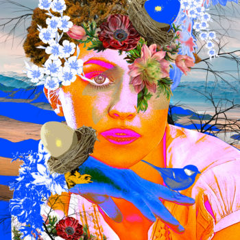 数字艺术 标题为“Collage №7” 由Oxana Kolyagina, 原创艺术品, 数字油画
