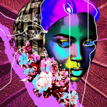 Цифровое искусство под названием "Collage №3" - Oxana Kolyagina, Подлинное произведение искусства, Цифровая живопись