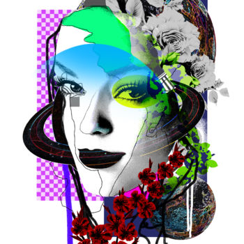 Digital Arts titled "Collage №2" by Oxana Kolyagina, Original Artwork, Collages