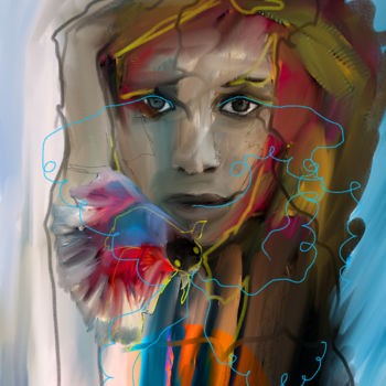 Digital Arts titled "1№10" by Oxana Kolyagina, Original Artwork, Digital Painting