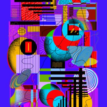 Digitale Kunst getiteld "№1" door Oxana Kolyagina, Origineel Kunstwerk, Collages